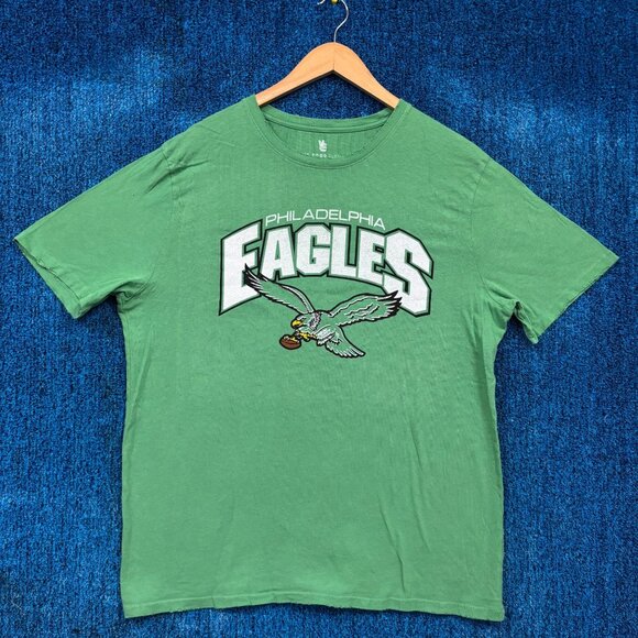 Philadelphia Eagles Green NFL Football Team T-Shirt Size Large - Picture 1 of 4
